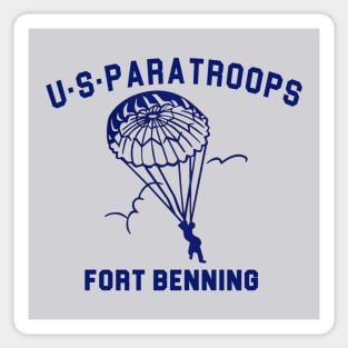 US Paratroops Paratroopers Fort Benning WWII Sticker